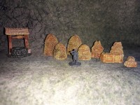 By Fire and Sword 15mm - TER-03 Grain Stacks & TER-4 Haystacks - Vue 2