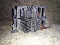 DarkRealms - Arkenfel Expansion 2 - Arkenfel House 5 Ruins, vue 2 étages (50pc)