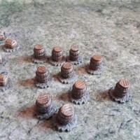 dutchmogul (Thingiverse) - Numeric Fantasy Objective Markers (75pc) - Photo Barrels