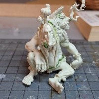 Durgin Forge - Forest Troll - 1, montage