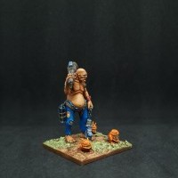 Le géant Trouk' et son cortège de squigs (10mm)