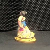 Eches détail de la dame apres peinture