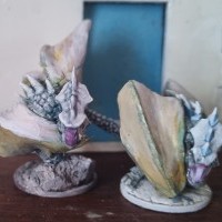 Neiges - dragonneau 2 peint